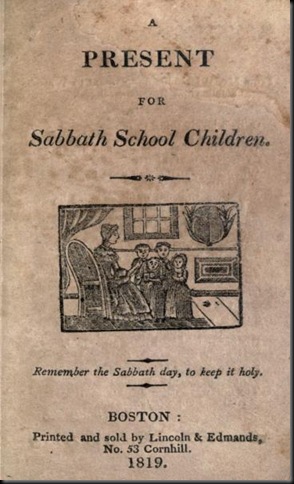 1819 SABBATH BOOK